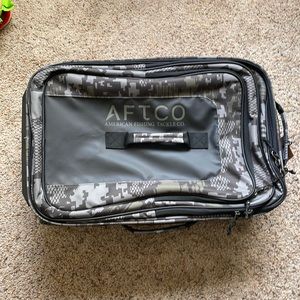 Aftco carry on roller bag digital camo